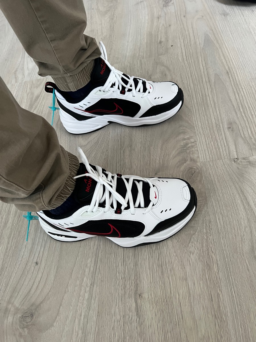 custom review-Nike Air King 4 Белый Черный VARSITY Красный Низкий Верх Повседневная Обувь Мужская Черный Белый