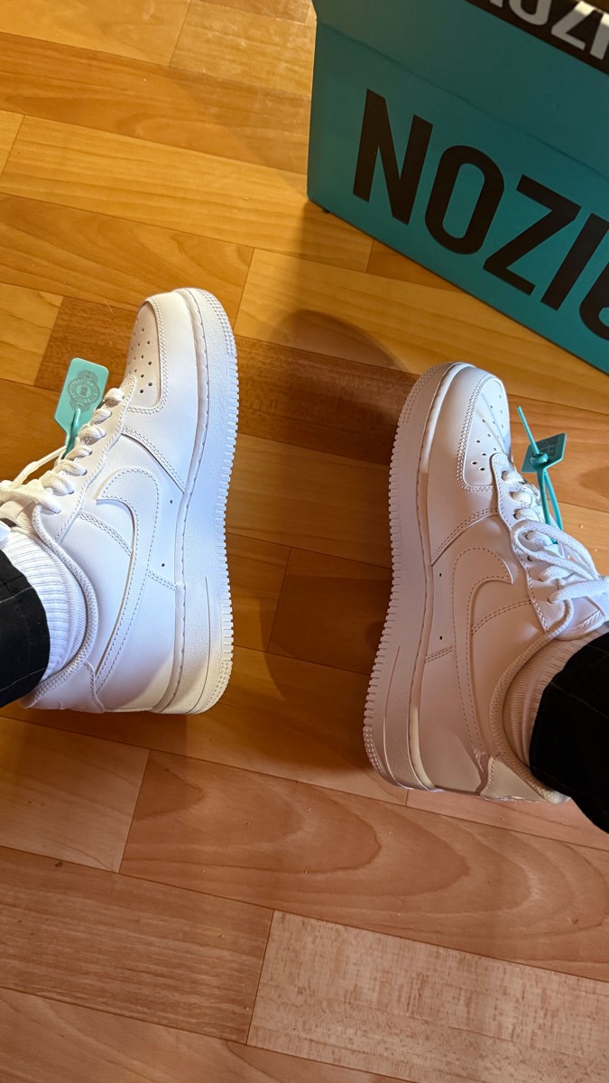 custom review-Nike Air Force 1 07 Коровья кожа Амортизация Дышащий Поддержка Низкий топ Скейтборд Обувь Мужская Чисто белый