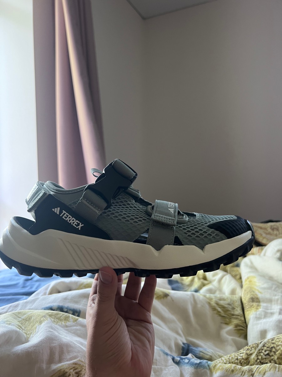 custom review-adidas Terrex Hydroterra Дышащая Обувь для Водных Спортов Унисекс Зеленый Черный